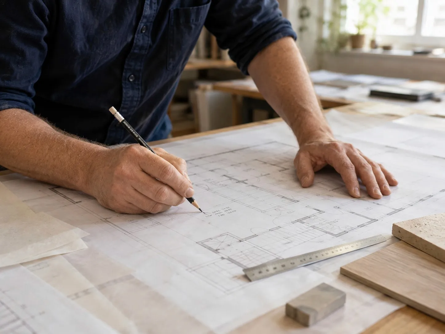 Comptable examinant un bilan avec des clients