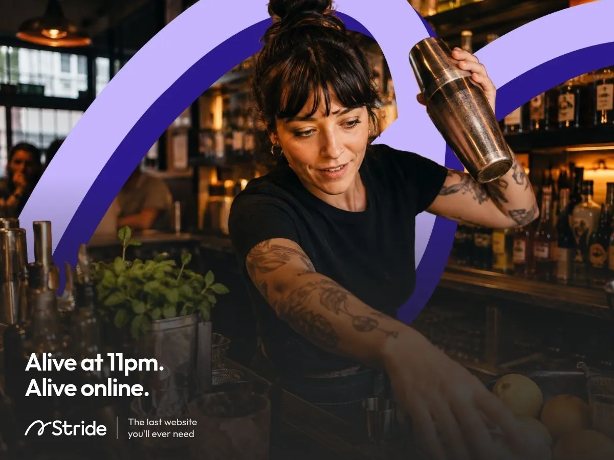 Stride pub — Alive at 11pm. Alive online.