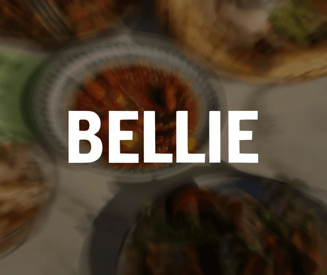 Bellie restaurant website in Lyon