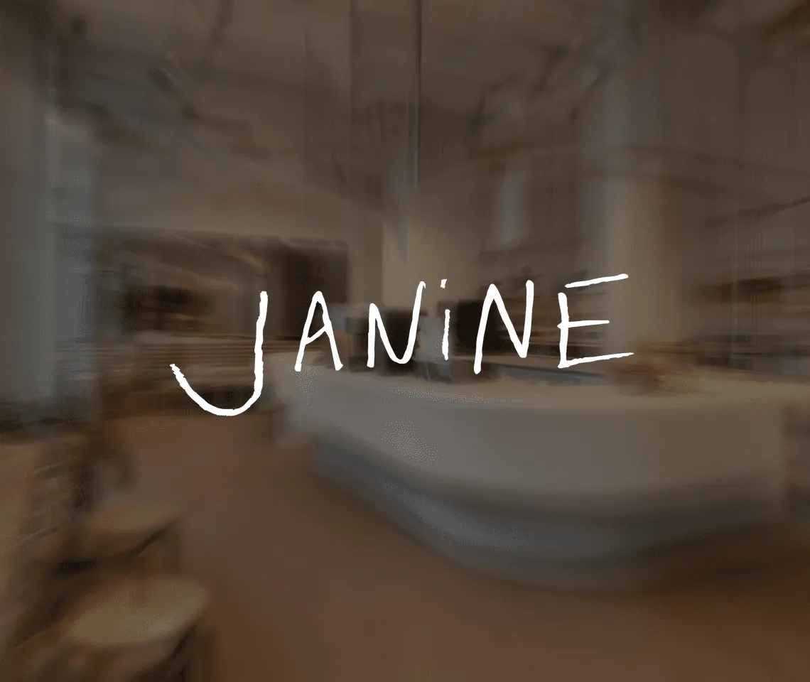Janine restaurant website in Amsterdam